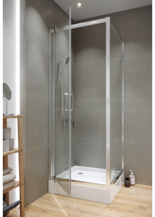 Душова кабіна квадратна Cersanit ARTECO PIVOT 80x80x190 Хром S157-009