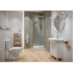 Душова кабіна квадратна Cersanit ARTECO PIVOT 80x80x190 Хром S157-009