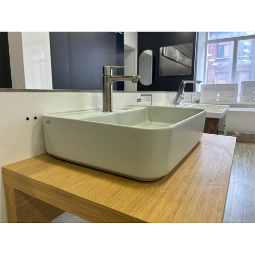 Умивальник на стільницю прямокутний Cielo Cielo Shui Comfort Pomice (пемза) 60х43 см (SHCOLARF-POMICE)