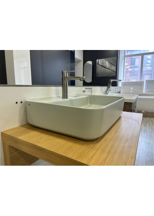 Умивальник на стільницю прямокутний Cielo Cielo Shui Comfort Pomice (пемза) 60х43 см (SHCOLARF-POMICE)