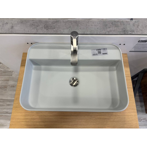 Умивальник на стільницю прямокутний Cielo Cielo Shui Comfort Pomice (пемза) 60х43 см (SHCOLARF-POMICE)