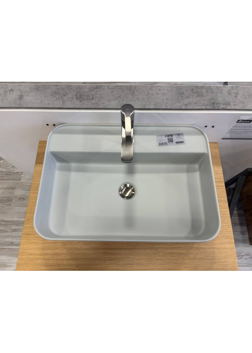 Умивальник на стільницю прямокутний Cielo Cielo Shui Comfort Pomice (пемза) 60х43 см (SHCOLARF-POMICE)