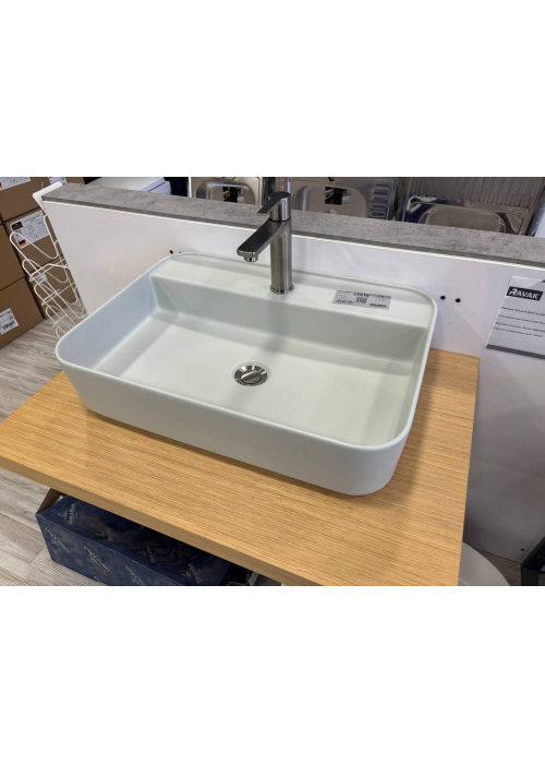 Умивальник на стільницю прямокутний Cielo Cielo Shui Comfort Pomice (пемза) 60х43 см (SHCOLARF-POMICE)