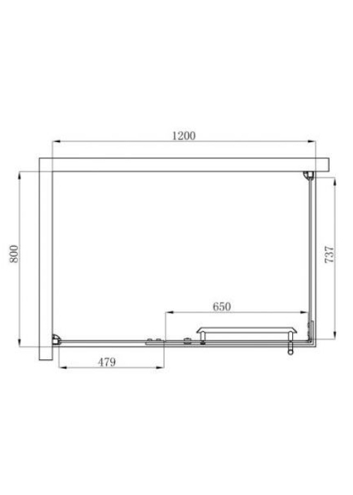 Душовий піддон Devit Comfort 120х80 FTR2323