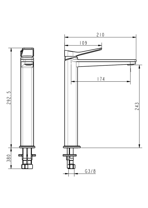 Смеситель для раковины Devit Up 81X11120