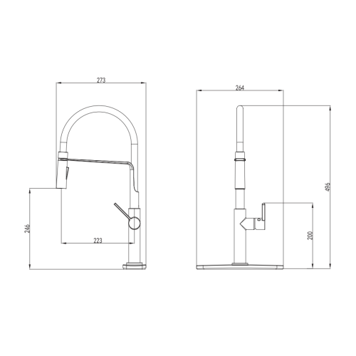 Змішувач для кухні Devit Laguna 56110B