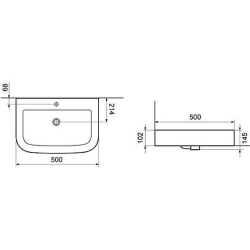 Раковина Devit Optima 1512130