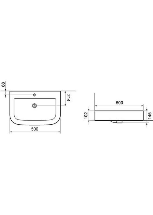 Раковина Devit Optima 1512130