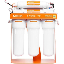 Фильтр обратного осмоса Ecosoft Absolute с минерализатором и насосом на станине, мембрана 75gpd, дренаж 1:1 (MO675MPSECO)