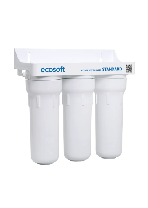 Фільтр Ecosoft Standard, потрійний, поліпропілен + 2 вугільних картриджа FMV3ECOSTD