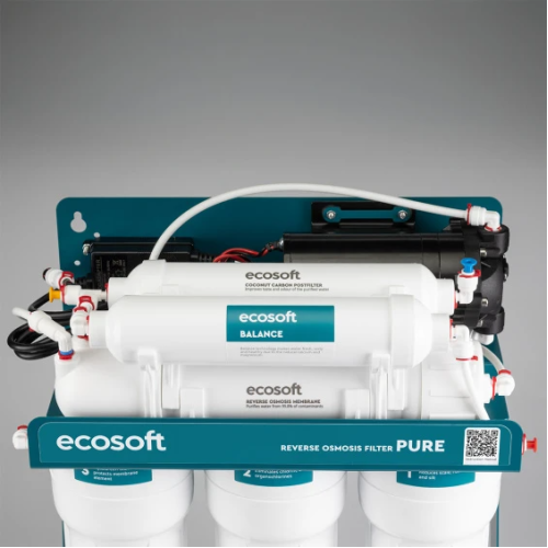 Фільтр зворотного осмосу Ecosoft P’URE BALANCE з помпою на станині (MO675MBALPSECO)