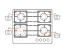 Варильна поверхня газова Fabiano FHG 14-44 VGH-T White Glass