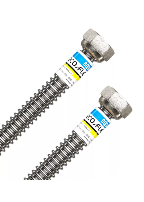 Шланга Металева Нержавіюча ECO-FLEX ВОДА 1/2 -  1/2 дюйм W1FF040
