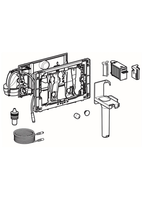 Модуль Geberit DuoFresh 115.050.BZ.1 с автоматическим срабатыванием для смывного бачка скрытого монт