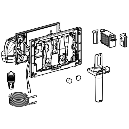 Модуль Geberit DuoFresh 115.053.BZ.1 з ручним спрацьовуванням для змивного бачка прихованого монтажу Sigm