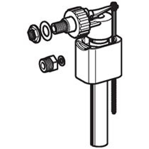 Впускний клапан Geberit IMPULS BASIC 340 1/2" нижнє підведення