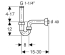 Сифон для раковины Geberit 151.100.11.1 U-образный
