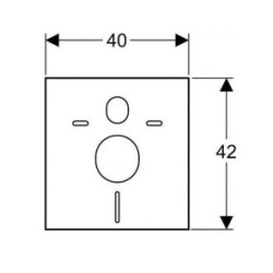 Комплект звукоізоляційний Geberit DUOFIX для інсталяційної системи