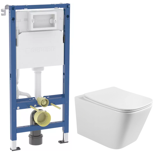 Инсталляция GEBERIT Duofix (458.103.00.2) c подвесным унитазом Volle LIBRA 2.0 Tornado 1321.001000