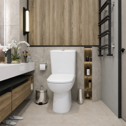Унітаз-компакт Geberit Selnova Square 503.086.00.1 з бачком та сидінням Soft Close