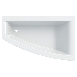 Ванна акрилова Geberit SELNOVA SQUARE 170х105 отвір зливу зліва + ніжки 554.291.01.1
