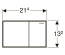 Кнопка змиву Geberit Sigma 60, скло каштанове 115.640.SQ.1