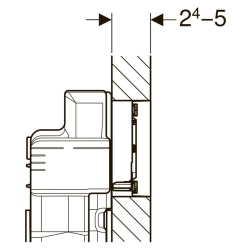 Кнопка змиву Geberit Sigma 60, скло каштанове 115.640.SQ.1