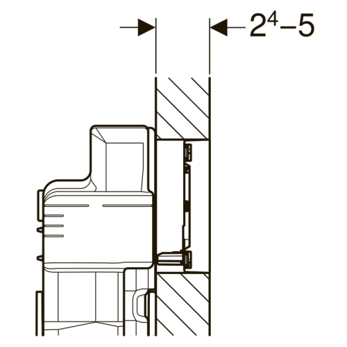 Кнопка змиву Geberit Sigma 60, скло каштанове 115.640.SQ.1