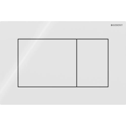 Кнопка смыва Geberit Sigma01 square 115.660.11.1 белый глянец