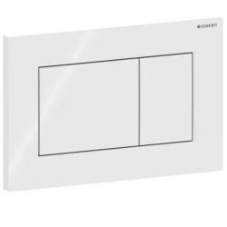 Кнопка смыва Geberit Sigma01 square 115.660.11.1 белый глянец