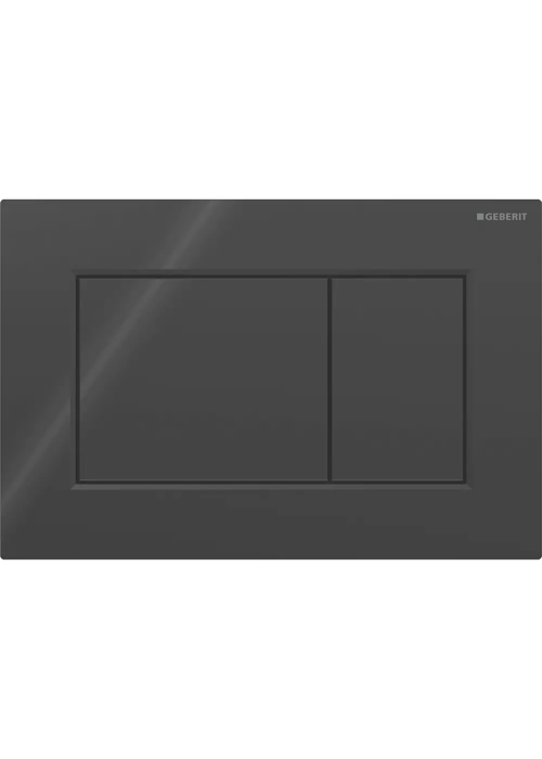 Кнопка змиву Geberit Sigma01 square 115.660.DW.1 чорний глянець