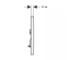 Кнопка змиву Geberit Sigma01 square 115.660.DW.1 чорний глянець