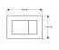 Кнопка змиву Geberit Sigma01 square 115.660.21.1 хром глянець