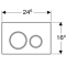 Кнопка смыва Geberit Sigma 21, Mustang slate 115.884.JM.1