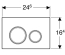 Кнопка смыва Geberit Sigma 21, Mustang slate 115.884.JM.1