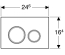 Кнопка змиву Geberit Sigma 21, скло біле 115.884.SI.1