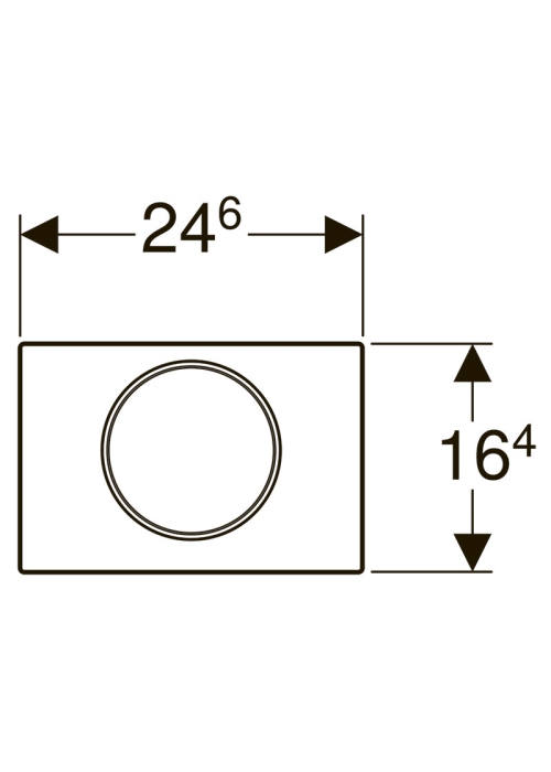 Кнопка змиву Geberit SIGMA 10 нержавіюча сталь 115.787.SN.5