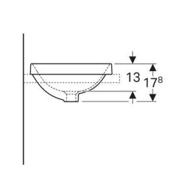 Раковина Geberit VariForm Ø40 см 500.703.01.2