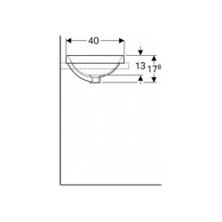 Раковина Geberit VariForm 50х40 см 500.711.01.2