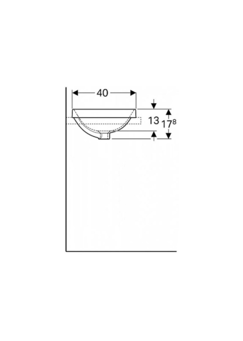 Раковина Geberit VariForm 50х40 см 500.711.01.2