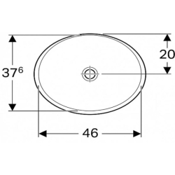 Раковина Geberit VariForm 50х40 см 500.711.01.2