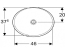 Раковина Geberit VariForm 50х40 см 500.711.01.2