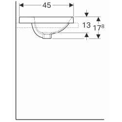 Раковина Geberit VariForm 60х45 см 500.733.01.2