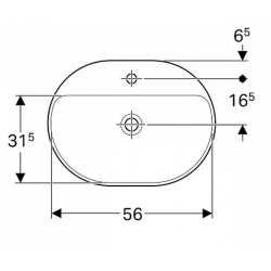 Раковина Geberit VariForm 60х45 см 500.735.01.2