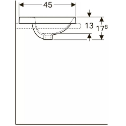 Раковина Geberit VariForm 60х45 см 500.735.01.2