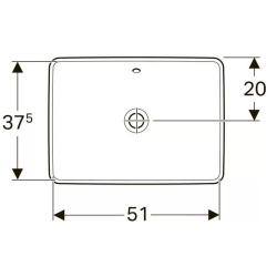 Раковина Geberit VariForm 55х40 см 500.739.01.2