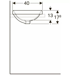 Раковина Geberit VariForm 55х40 см 500.739.01.2