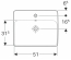 Раковина Geberit VariForm 55х40 см 500.741.01.2