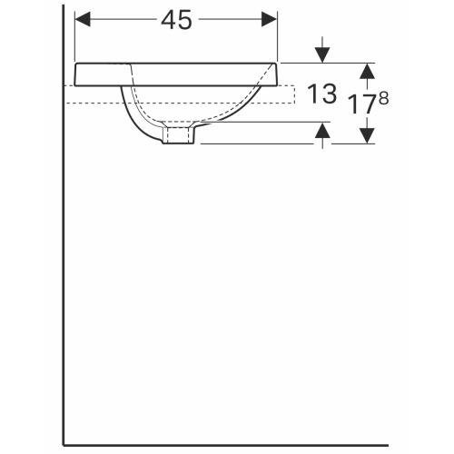 Раковина Geberit VariForm 55х40 см 500.741.01.2