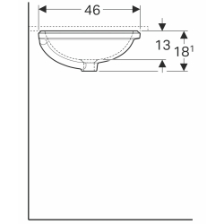 Раковина Geberit VariForm 50х46 см 500.753.01.2